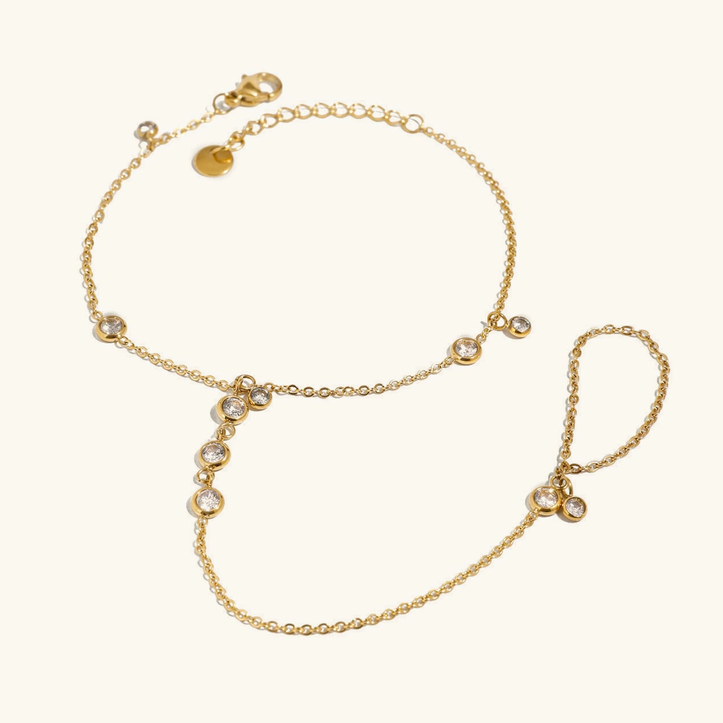 [Royal Vicky]Elina Diamond Hand Chain