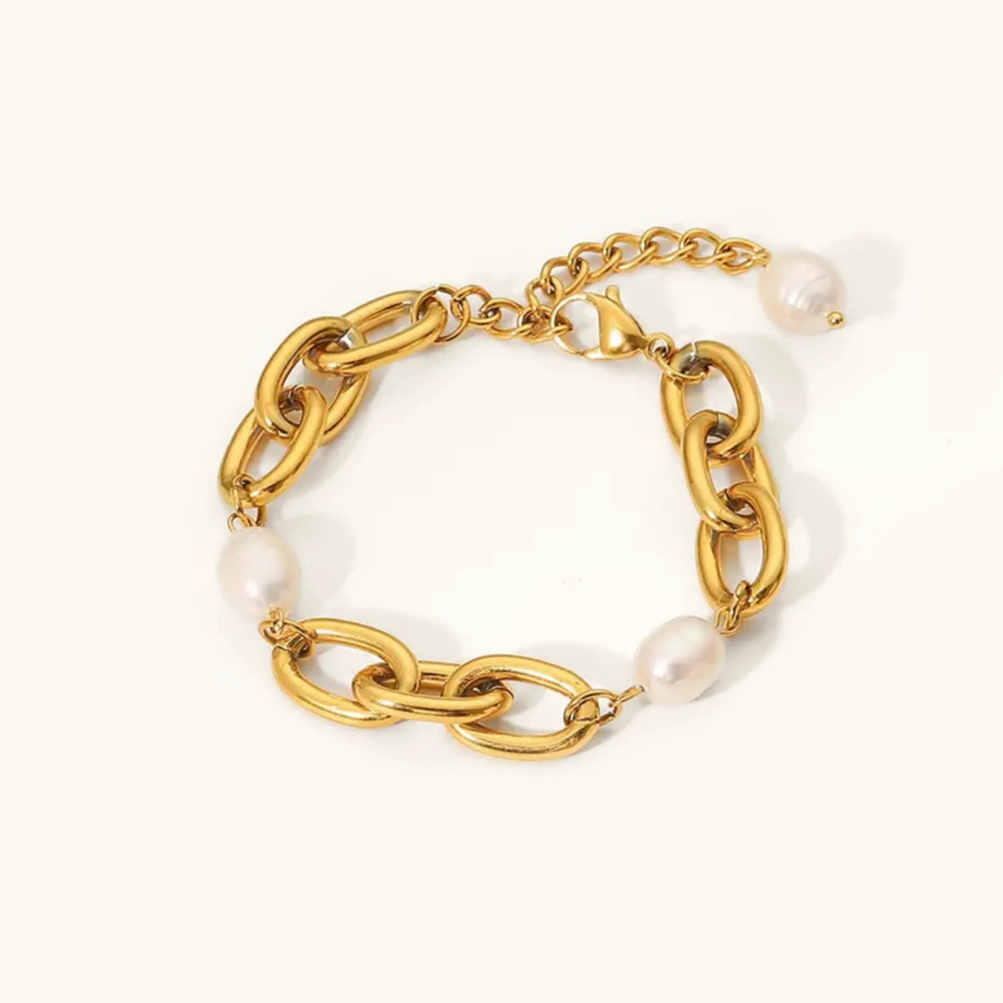 [Royal Vicky]Ysabel Chunky Freshwater Pearl Bracelet