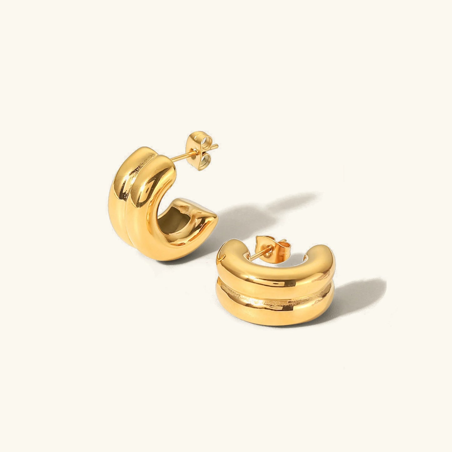 [Royal Vicky]Henrietta Gold Earrings