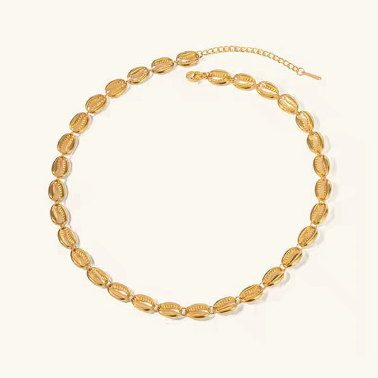 [Royal Vicky]Pacifica Gold Seashell Necklace