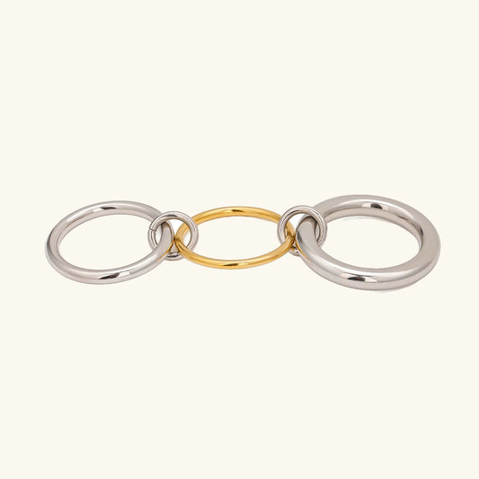 [Royal Vicky]Canaria Stacked Ring