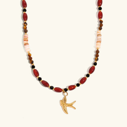 [Royal Vicky]Sierra Tiger Eye Beads Necklace