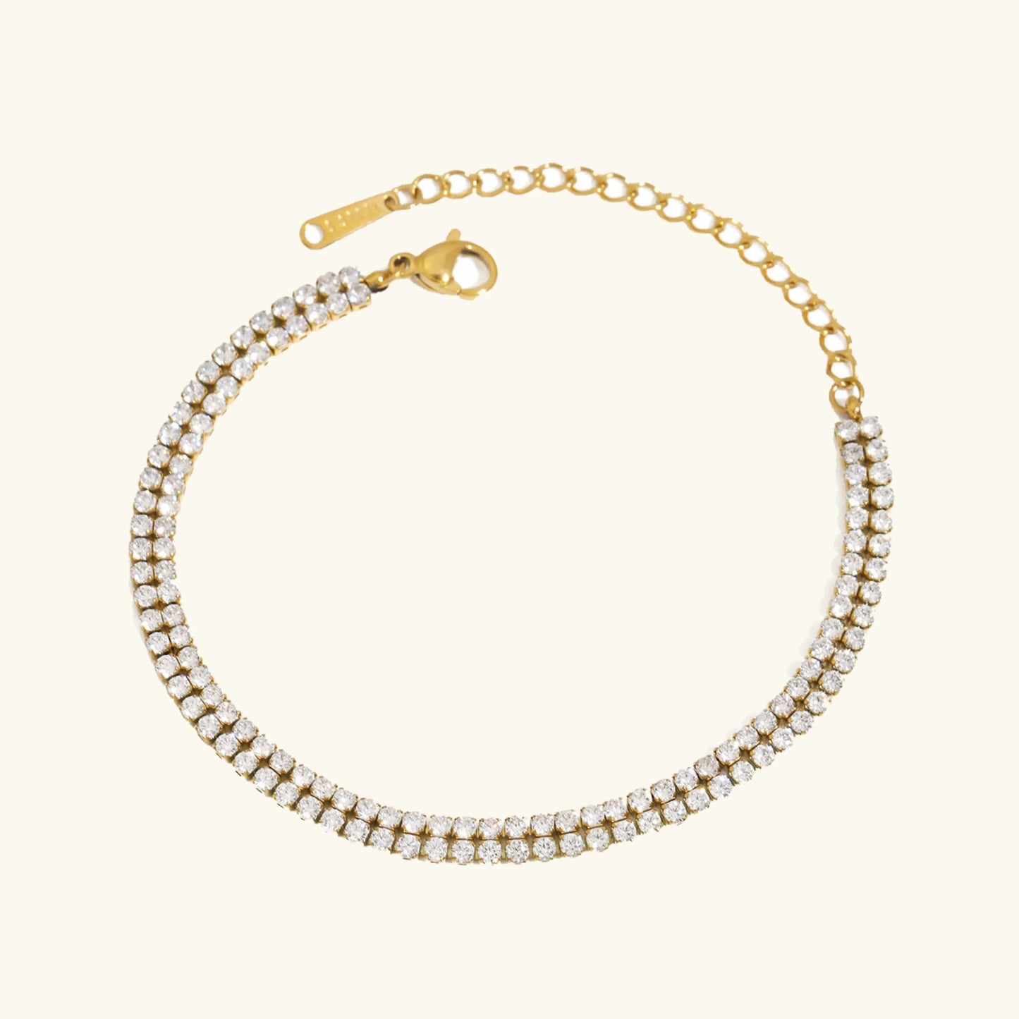 [Royal Vicky]Florabelle Double Tennis Bracelet
