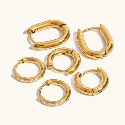 [Royal Vicky]Florielle Staple Hoops Bundle