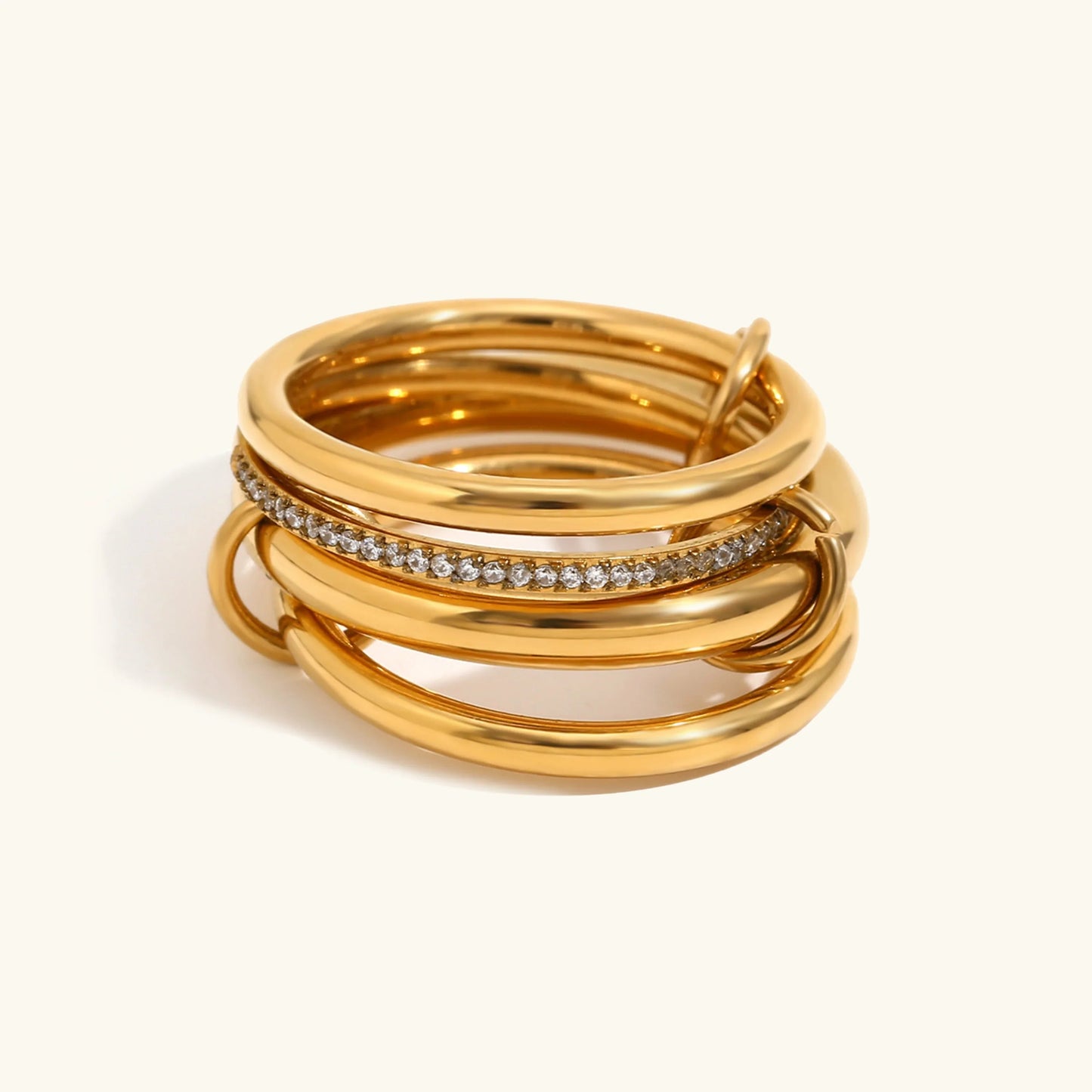 [Royal Vicky]Christabel Diamond Ring Stack