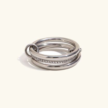 [Royal Vicky]Evadne Diamond Ring Stack