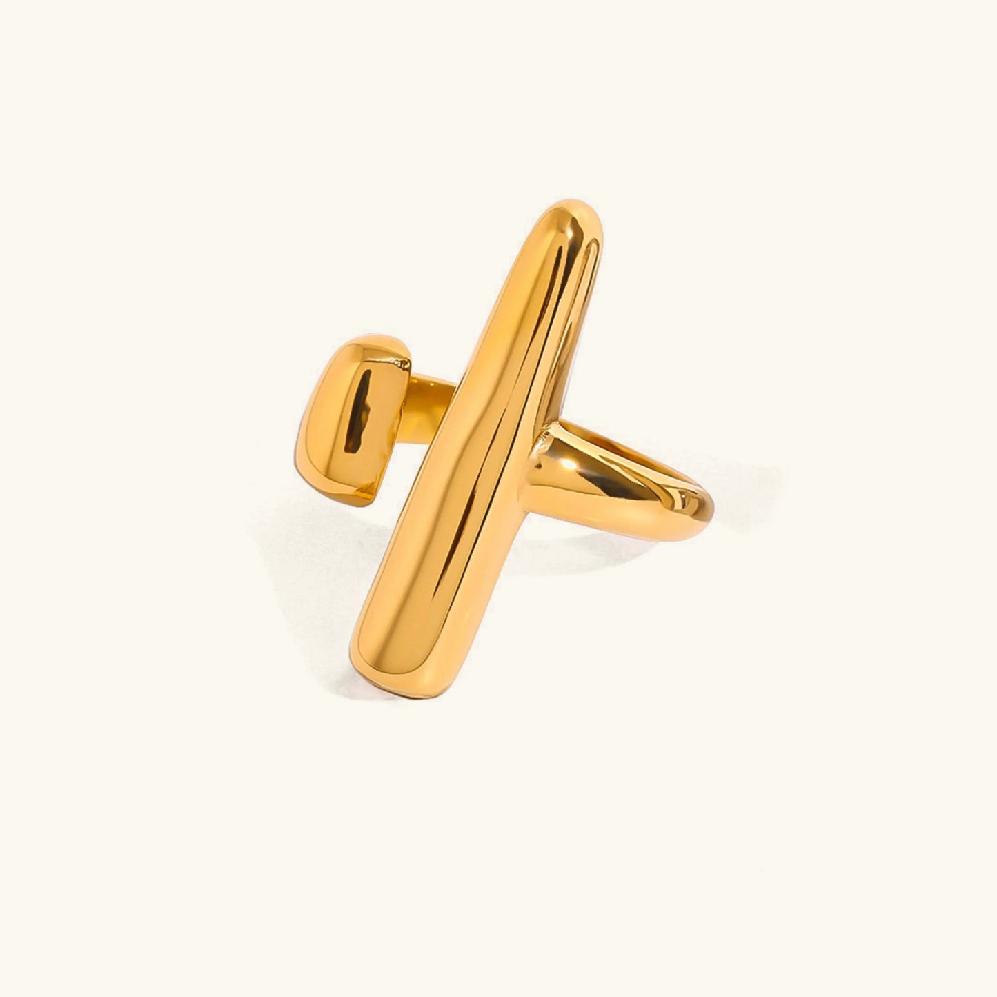 [Royal Vicky]Seraphina Contemporary Gold Ring