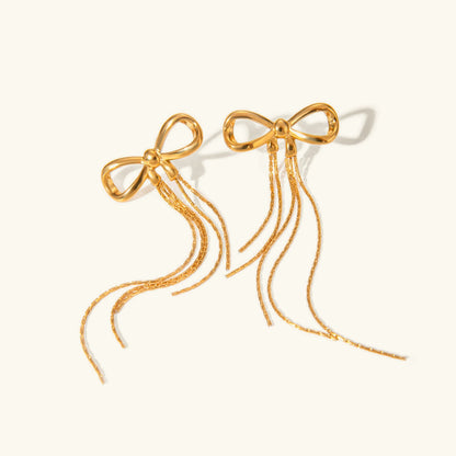 [Royal Vicky]Yvette Bow Earrings