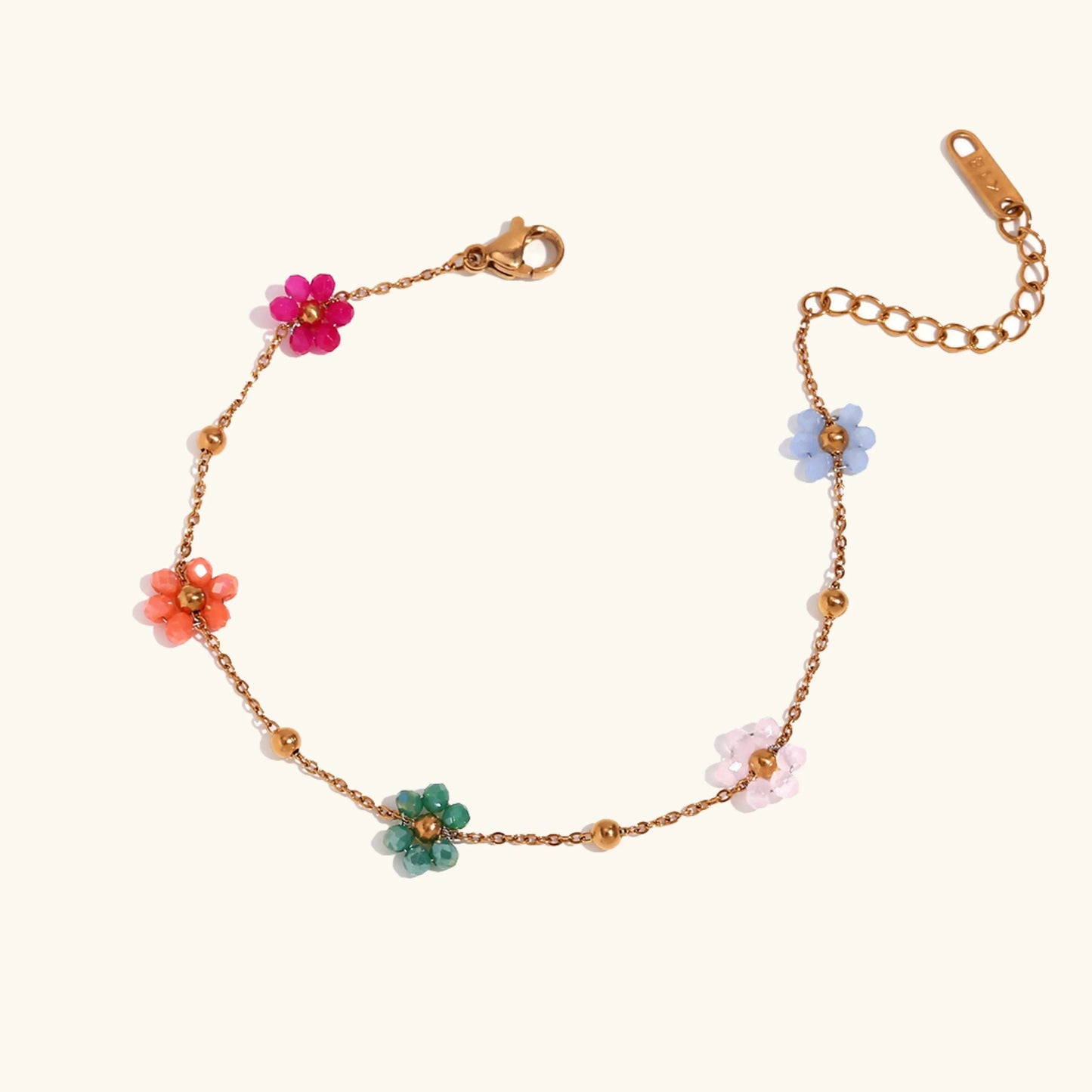 [Royal Vicky]Azalea Floral Gold Bracelet