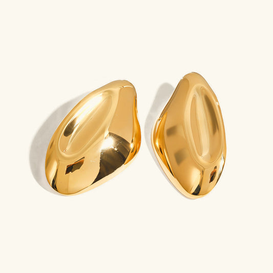[Royal Vicky]Zinnia Gold Earrings