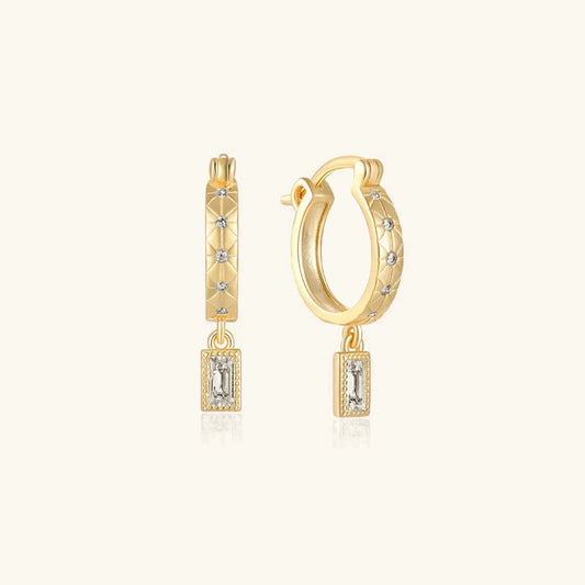 [Royal Vicky]Cassidy Diamond Hoops