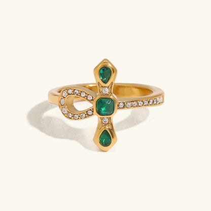 [Royal Vicky]Joy Diamond Knot Gold Ring