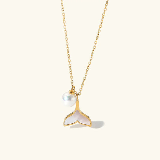 [Royal Vicky]Mermaid Freshwater Pearl Necklace