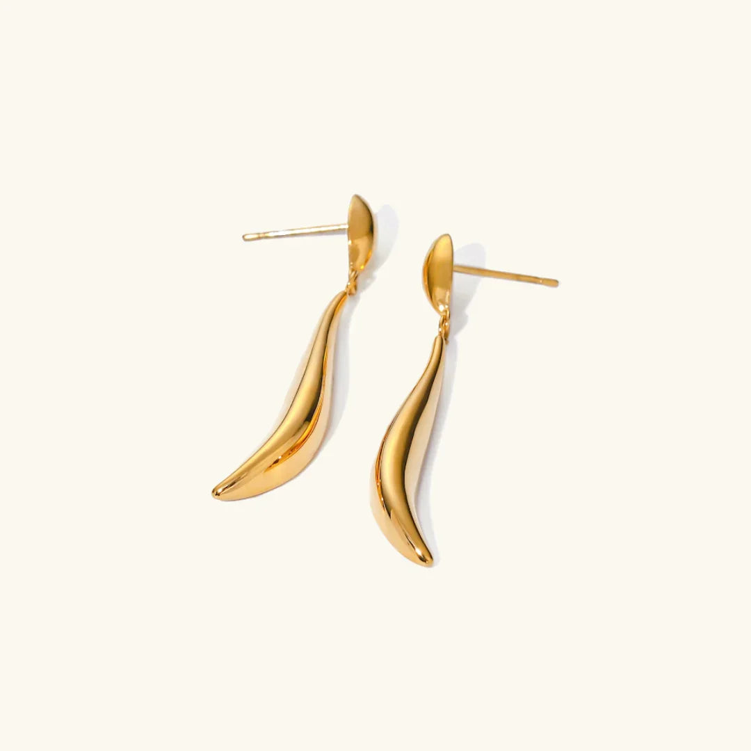 [Royal Vicky]Aspen Gold Earrings