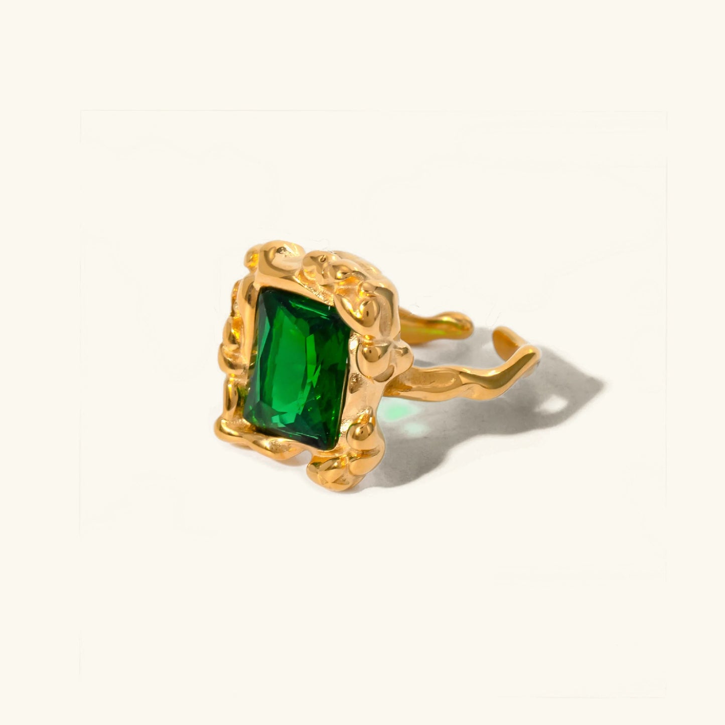 [Royal Vicky]Priscilla Emerald Ring