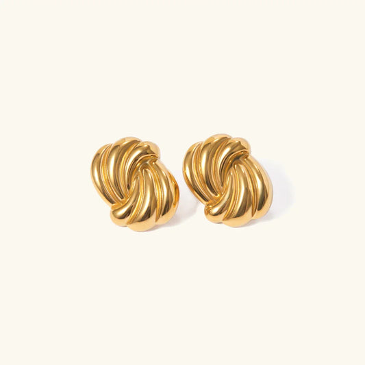 [Royal Vicky]Floriana Gold Earrings