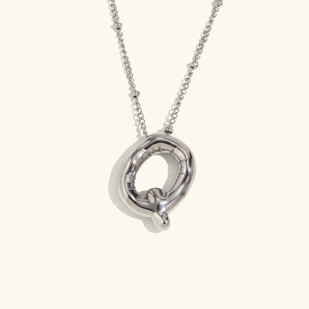 [Royal Vicky]Balloon Gold Initial Necklace