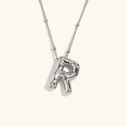 [Royal Vicky]Balloon Gold Initial Necklace