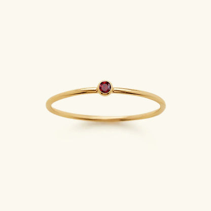 [Royal Vicky]Amelia Birthstone Stacker Ring