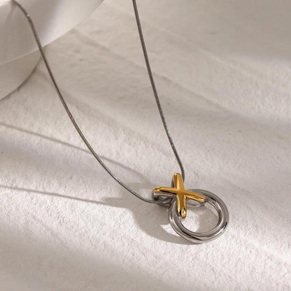 [Royal Vicky]Mirabelle Ring Knot Necklace