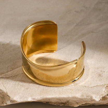 [Royal Vicky]Nellie Smooth Gold Cuff