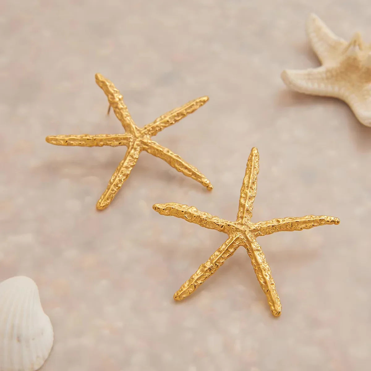 [Royal Vicky]Claudia Gold Starfish Earrings