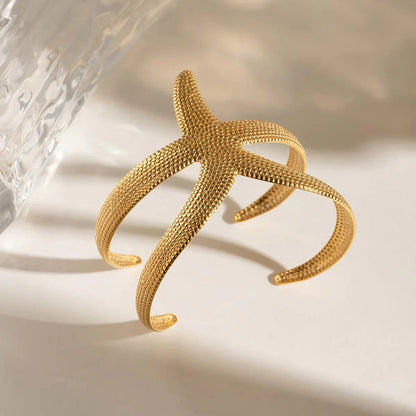 [Royal Vicky]Annika Gold Starfish Cuff