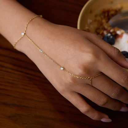 [Royal Vicky]Cressida Diamond Hand Chain