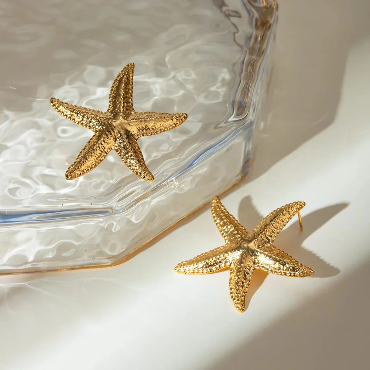 [Royal Vicky]Serene Gold Starfish Earrings