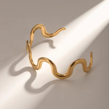 [Royal Vicky]Senna Twisted Gold Bangle