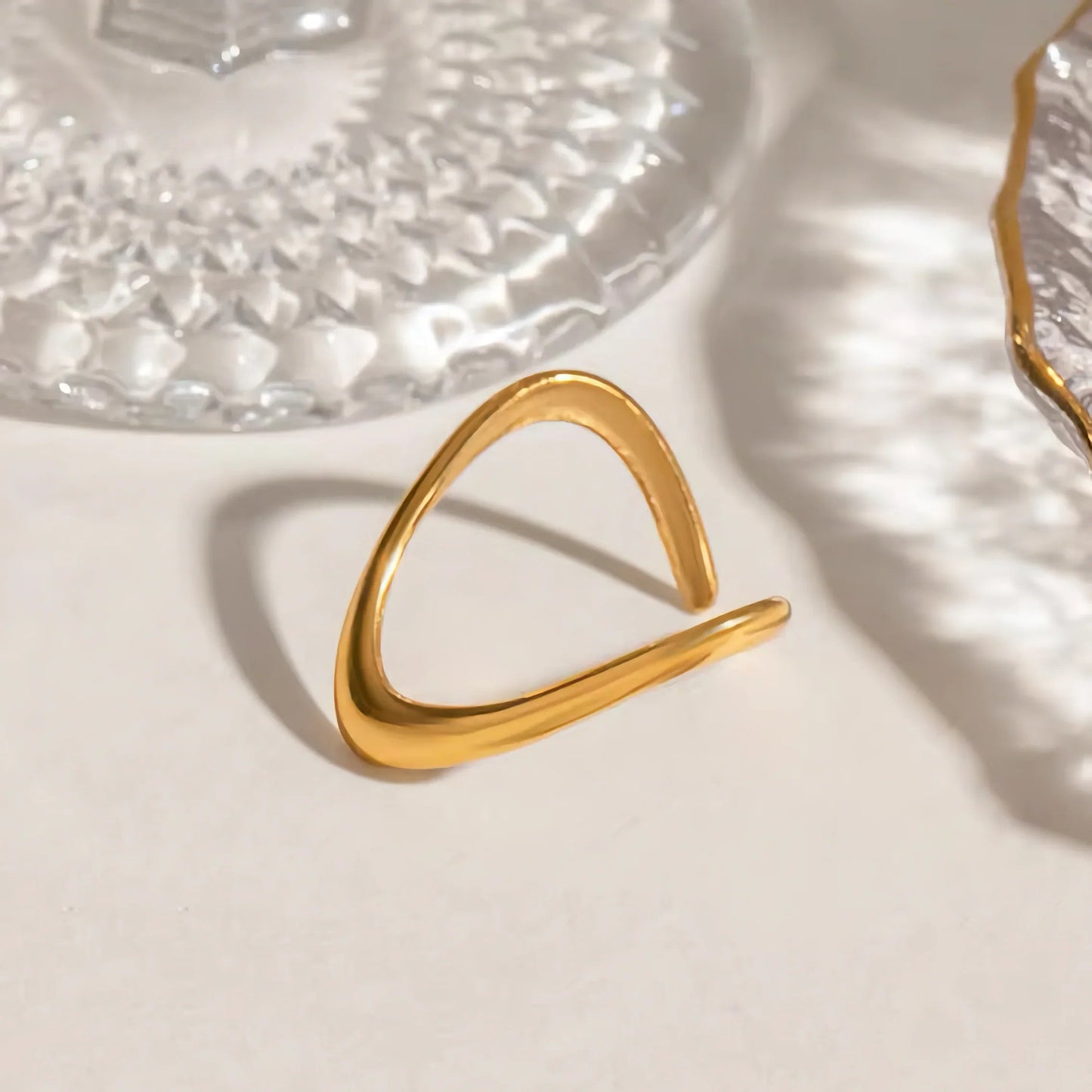 [Royal Vicky]Paisley Gold Arc Ring