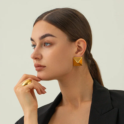 [Royal Vicky]Barbara Gold Earrings