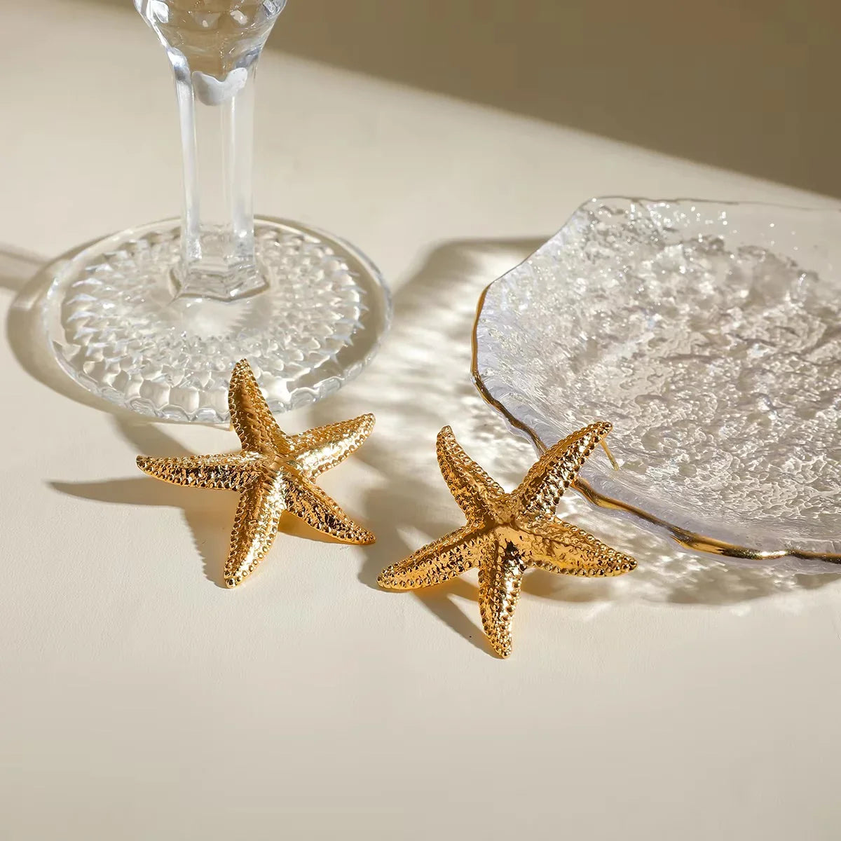 [Royal Vicky]Serene Gold Starfish Earrings