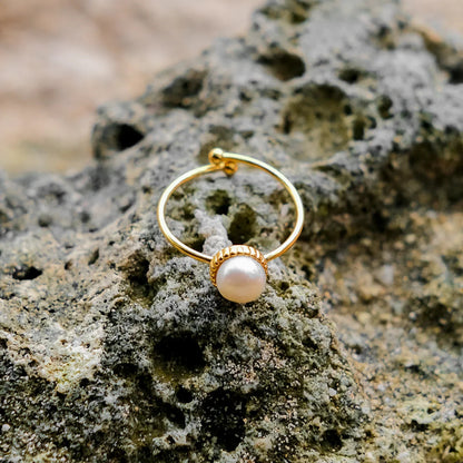 [Royal Vicky]Solis Gold Pearl Ring