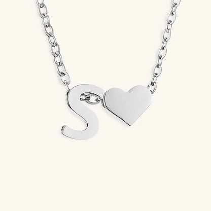 [Royal Vicky]Ria Initial Letter Gold Necklace