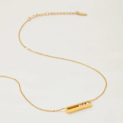 [Royal Vicky]Abby Sculpted Gold Pendant