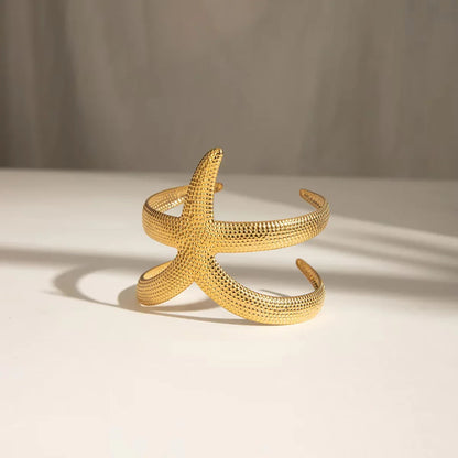 [Royal Vicky]Annika Gold Starfish Cuff