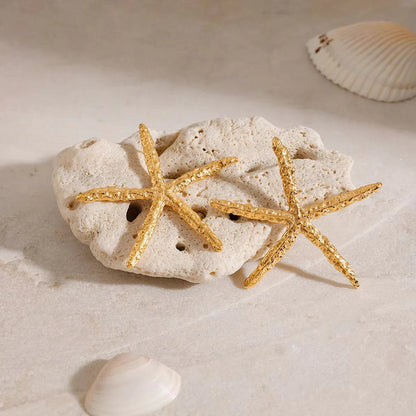 [Royal Vicky]Claudia Gold Starfish Earrings