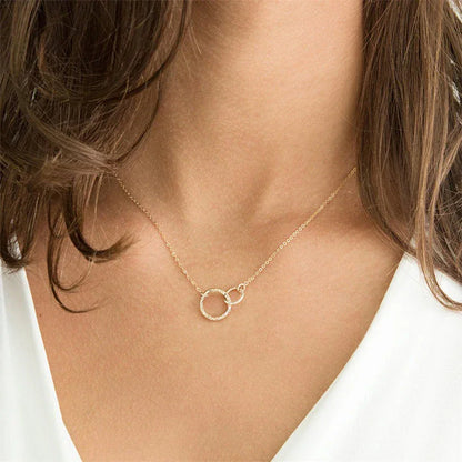 [Royal Vicky]Isabelle Gold Hoop Necklace