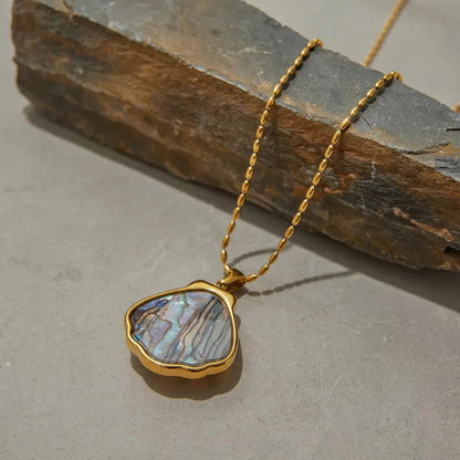 [Royal Vicky]Nixie Gold Seashell Pendant