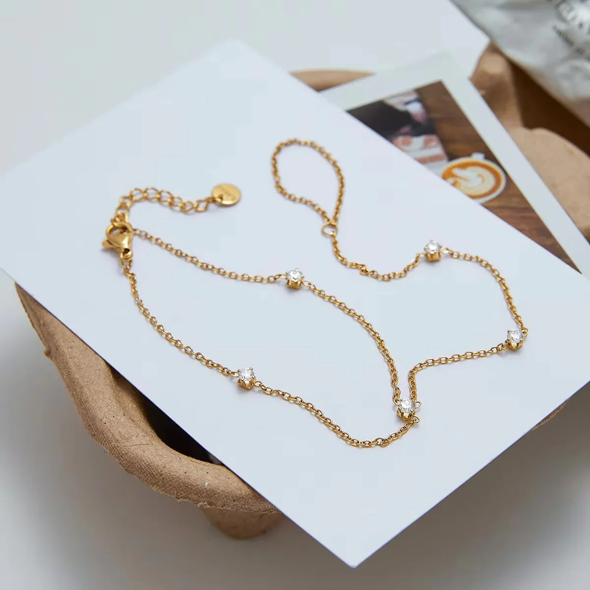 [Royal Vicky]Cressida Diamond Hand Chain