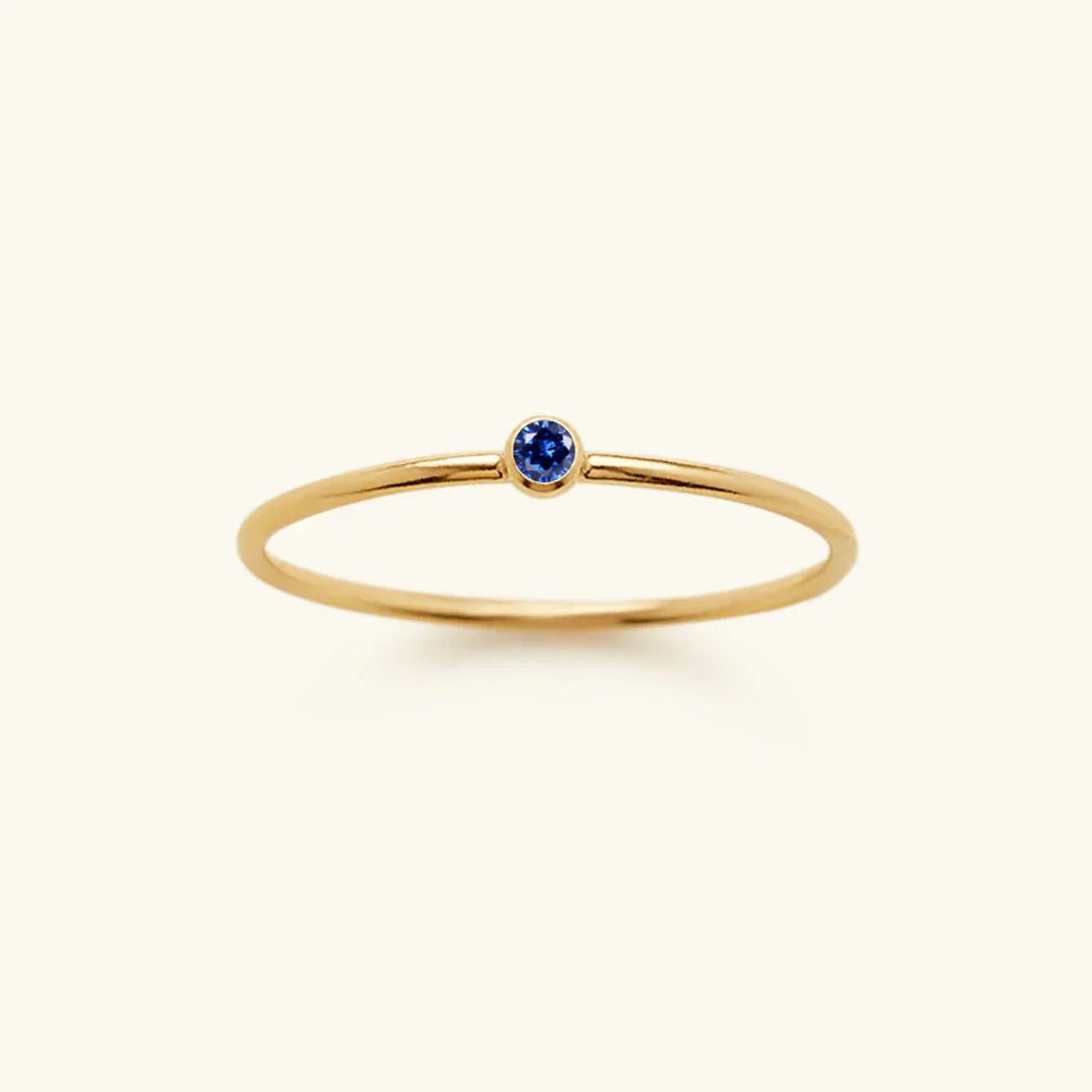 [Royal Vicky]Amelia Birthstone Stacker Ring