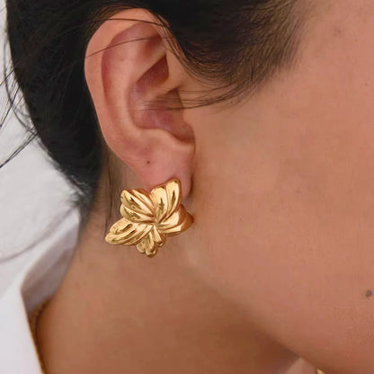[Royal Vicky]Thymes Gold Star Earrings