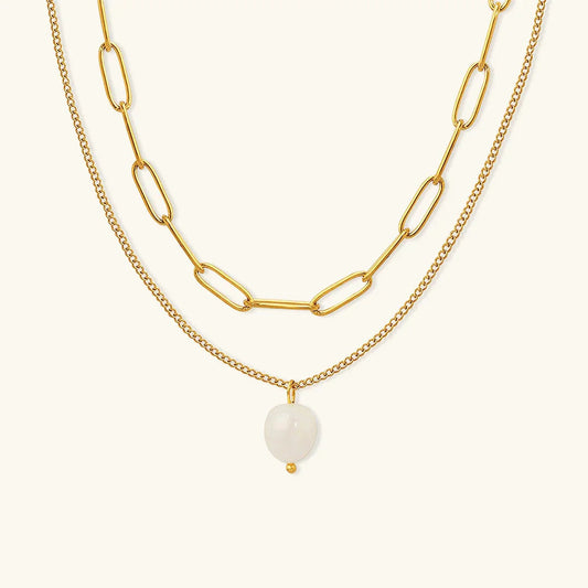 [Royal Vicky]Tropica Freshwater Pearl Necklace