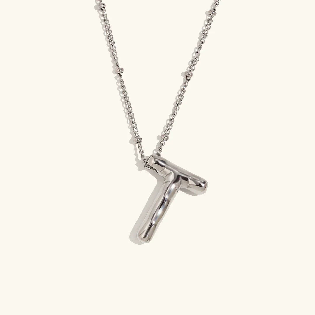 [Royal Vicky]Balloon Gold Initial Necklace
