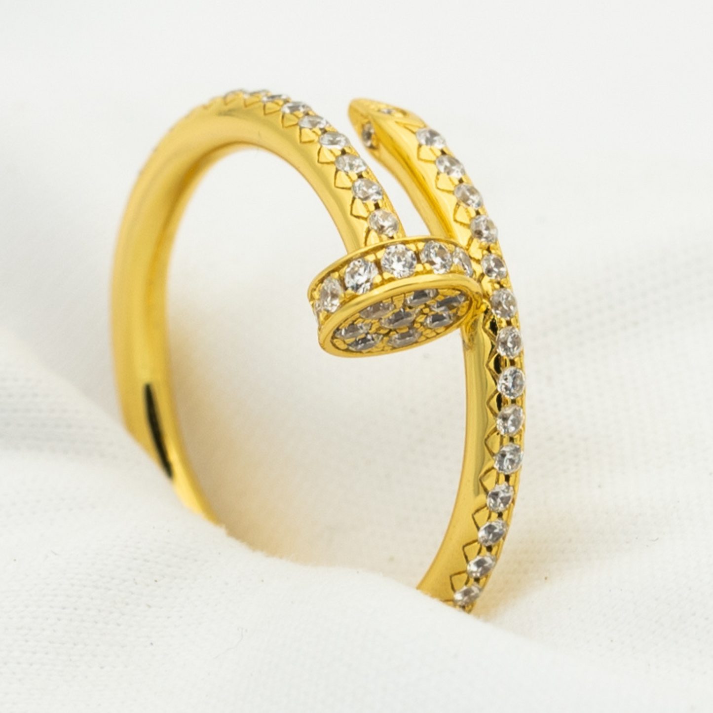[Vicky]JUSTE RING 1.8MM GOLD DIAMONDS