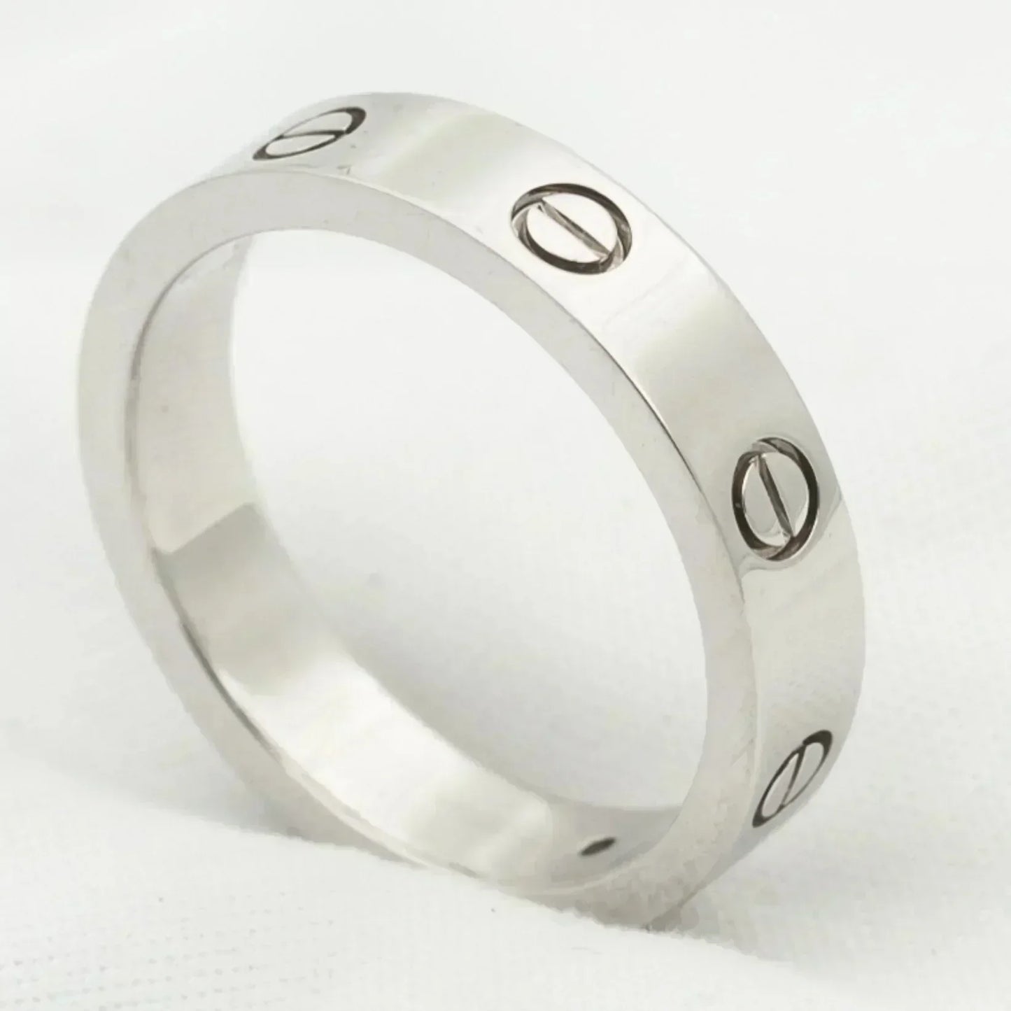 [Vicky]LOVE RING 4MM 1 DIAMOND SILVER