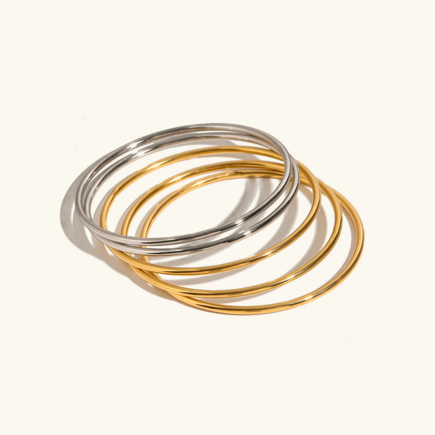 [Royal Vicky]Shannon Gold Bangle Set