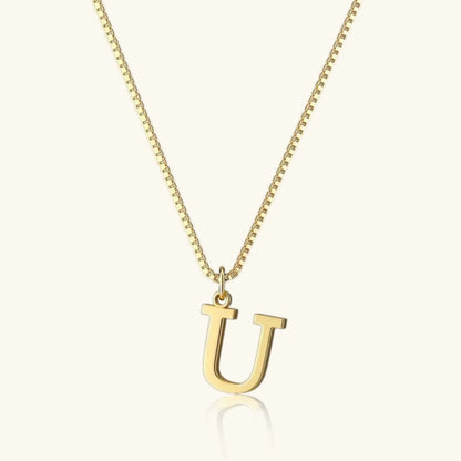 [Royal Vicky]Therese Letter Initial Gold Necklace