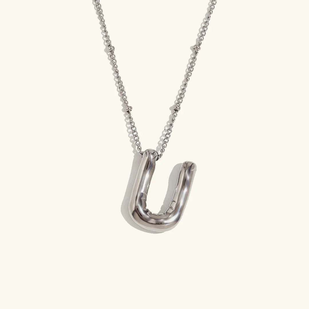 [Royal Vicky]Balloon Gold Initial Necklace